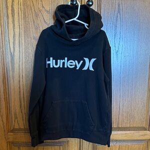 Hurley boys black hoodie